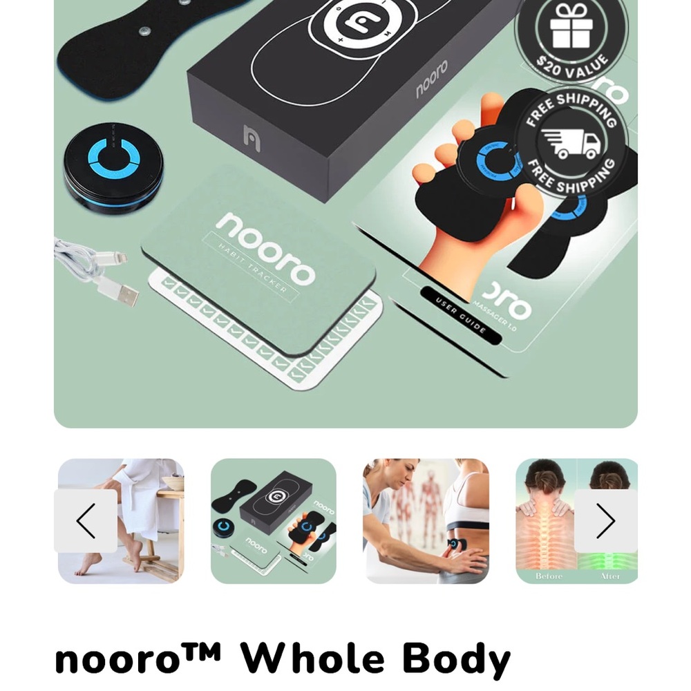 Nooro brand Wearable Massager